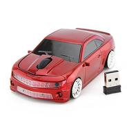 CFTGIW Sport Car Shaped Computer High Accuracy Sensor Computer for Laptop Red Sport Car Shaped MouseCar MouseCar WirelessCar Mouse MousePC Mouse Complicated Our a Plug (Red)