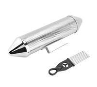CFTGIW Stainless Steel Metal Guiro Musical Percussion Instrument With Scraper and Smooth Comfortab GuiroMetal GuiroMetal Guiro With ScraperMusical Percussion InstrumentGuiro