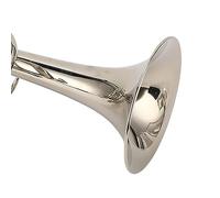 CFTGIW Standard Bb Trumpet with Silver Plated Mouthpiece Brass Musical Instrument Accessories Beautiful Appearance TrumpetBb TrumpetTrumpet with MouthpieceSilver TrumpetBrass