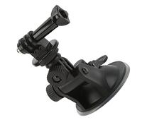 CFTGIW Suction Mount Black Stable 1/4in Screw Interface Sports Camera Holder for Action Camera Easily Wear and and Suction Made The Reliable Material ABS Is Strong Car MountCar