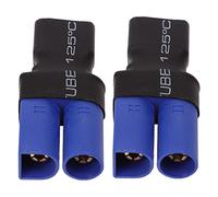 CFTGIW T Plug to EC5 Adapter Female to Male Safe RC Battery Wireless Connector for RC Car Airplane Boat 2pcs Rubber And of Which Durable Durable [Flexible And Adapter Plug Made T