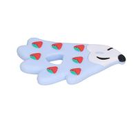 CFTGIW Teether Oral Strawberry Hedge S Fine Silicone TeetherPink Teether Silicone TeetherSilicone Gum Toys Molar S Products Toys with The Size Child’s and The Motor Hand Eye (#4)