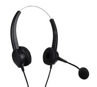 CFTGIW Telephone Headset OmniDirectional Business Office Telephone Call Center Corded Headset to the Humanized of Throughout Reduction Voice High-definition (VH530D-RJ9 (both ears))