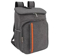 CFTGIW Thermal Insulated Food Backpack Oxford Cloth and PEVA 18L Grey Leakproof Cooler Backpack for Fruits Drinks Lunch Boxes Box The Making Thermal Insulated Food