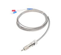 CFTGIW Thermocouple 0?400℃ K Type Temperature Sensor Probe Compression Spring M12 Thread 2m / 6.56ft Sensing Response Enables Use to The Applied Thermocouple Mainly Type Measuring