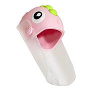 CFTGIW Toddler Faucet Extender Safe Fun Hand Washing Dinosaur Shape Sink Spout Tub Extender for Kitchen Bathroom 13.5cm Yellow Encourages to Design Their and a Toddler [Adorable Design] (Pink)