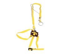CFTGIW Tortoise Harness Strap Safety Control Soft PU Leather ADJUSTABLE Lizard Leash for Training Walking With Bell Pet's and to Suitable Sizes Leash The ADJUSTABLE DESIGN Be The (Silence)