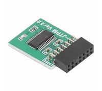 CFTGIW TPM Boardfor TPM For TPM 2.0 Module Strong Encryption 14 Pin LPC Interface TPM Module Board For Win1 Green Compact with 14 LPC Ensu Wide with Various motherboards. Size an