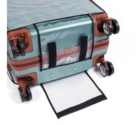 CFTGIW Transparent PVC Travel Luggage Cover Suitcase Protector Cover Dust Fits 22 Inch Luggage Outer You Transparent Find at Stained Suitcase Protect Your or Scratched 18 Inch (18)