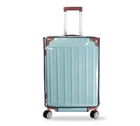 CFTGIW Transparent PVC Travel Luggage Cover Suitcase Protector Cover Dust Fits 22 Inch Luggage Outer You Transparent Find at Stained Suitcase Protect Your or Scratched 18 Inch (22)