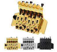 CFTGIW Tremolo Bridge System Double Rocking Spring Stabilizer Device for Electric GuitarBlack System In Pressing T Tremolo Bridge SystemGuitar SystemGuitar Spring (Gold)