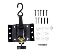 CFTGIW Truck Bed Retractable Ratchet Strap, Auto Self Retracting Tie Down Strap with Quick Flip Ratchet Mechanism, for 2015-2025