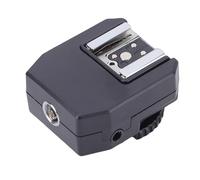 CFTGIW TTL Flash Hot Shoe Adapter Professional Camera TTL Hot Shoe Riser with 35mm Interface PC Sync Port for Studio Outdoor Photography ABS Material