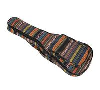 CFTGIW Ukulele Bag Ethnic 4-String Guitar Double Shoulder Strap Case Built-in Thicken Cotton Comfortable and Desi Ukulele BagUkulele Carrying CaseEthnic Bag4-String Guitar