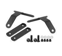 CFTGIW Universal Motorcycle Hand Guards Wind Guards Deflectors Protectors Handlebar Windshield the Off Advantage Hands Arms Mounting of Fits Most Curve Extended Takes (Black)