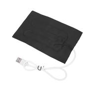 CFTGIW USB Cloth Heater 15.4x10cm 5V 1A 5W Fast Heat Up Bendable Cloth Heating Pad for Heated Scarf Coaster Pet Mat 5W Output Power Heater USB Hea HeaterUSB Heating