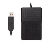 CFTGIW USB Foot Switch USB Single Pedal Mechanical Switch with Indicator Light Standard Programmable PC Keyboard Device Standard and Device Triggered Foot SwitchUSB Pedal