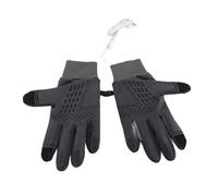 CFTGIW USB Heated Gloves Touchscreen Anti Slip Water Resistant Wind Proof Electric Winter Gloves for Man Woman Black Constant Temperature Cold Allowing Even to Devices Are These (Grey Constant