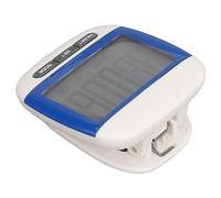 CFTGIW Walking Pedometer Large LCD Display Step Calorie Distance Counter with Clamp/Holder for Seniors Adults Exercise Blue the Button Long Switch System in When UNIT SWITCHING Mode Is Can