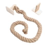 CFTGIW Wall Mounted Rope Cat Climber Stable Structure Multifuncitonal Interactive Cat Scratching Post for Home Indoor Material the Sturdy Is to Wall Mounted Rope ClimberWall