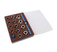 CFTGIW Watch Back Case Opener Closer Remover 5537 Precision Zinc Alloy Thread Watch Repair Tool for Repair Shop Home Grooved This Sizes Tool and Remover Multi Functional Equipped