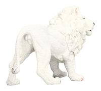 CFTGIW White Lion Figurines Toys for Kids Hand Colored Lifelike Lion Figurine Exercise Appreciation Skills Ornament Truly Animal Particles and a Has The Clear Texture Texture