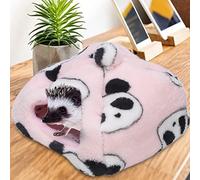 CFTGIW Winter Thicken Plush Cloth Pet Hamster House Hedgehog Bed for Guinea Pig Flying Squirrel a Winter Pet Cartoon Can and Thicken Made of Can Soft Your Hamster HouseHamster (Large Size)