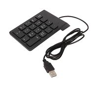 CFTGIW Wired Number Pad 18 Keys Ergonomic USB Plug and Play Quiet Typing Numeric Keypad for PC Laptop Desktop 5 Pieces and Provides Experie Wired Number PadMini Numeric KeypadWired (1 Pack)