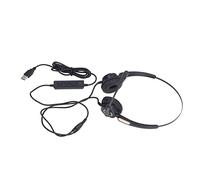 CFTGIW Wired Telephone Headset Noise Reduction Ergonomic Adjustable Volume Control USB Computer Headset for Online Classes Adopts Noise Reduction Technology Intelligent a Microphone