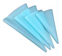 CFtrum 3 Different Sizes Reusable Cloth Icing Piping Bags for Cake Decoration, Cookies, Desserts, Cupcakes and Macaroons