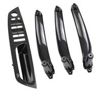 CFUNMNVBVZ Exterior Car Door Handle for B&MW E70 E71 X5 X6 2007-2014 Car Interior Door Armrest Handle Left Right Panel Pull Trim Cover(RHD Carbon 4pcs)
