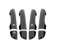 CFUNMNVBVZ Exterior Car Door Handle for Civic 10th 2016 2017 2018 2019 2020 LHD Car Styling Exterior Door Handle Cover(B Carbon Texture)