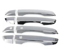 CFUNMNVBVZ Exterior Car Door Handle for Civic 10th Gen 2017 2016-2021 2018 Car Style W/Keyless Entry Decor Exterior Door Handle Moulding Cover Trim(Silver Smart)