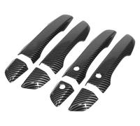 CFUNMNVBVZ Exterior Car Door Handle for Civic 10th Gen 2017 2016-2021 2018 Car Style W/Keyless Entry Decor Exterior Door Handle Moulding Cover Trim(Carbon Smart)
