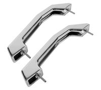 CFUNMNVBVZ Exterior Car Door Handle for Hummer H2 SUV & SUT Models 2003-2009 2PCS with Mounting Hardware Silver 12498996 Exterior Accessories Smooth Chrome Handles