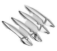 CFUNMNVBVZ Exterior Car Door Handle for Hyundai I30 2012-2016 Car Replacement Door Handle Cover Trim Stickers Styling Accessories(Silver,No Buttons)