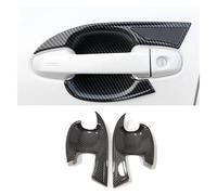 CFUNMNVBVZ Exterior Car Door Handle for T&oyota for C-HR for CHR 2016 2017 2018 2019 2020 Car Door Knob Protector Door Handle Frame Cover Garnish Trim(4)
