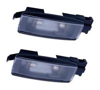 CFUNMNVBVZ Overhead Console Lamp For Alhambra 2011-2016 For Leon 2013-2017 For Ateca 2016 1KD 947 109A 1K0947109 1K0 947 109 2Pcs Black Interior Dome Map Light Car Roof Reading