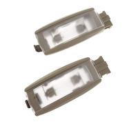 CFUNMNVBVZ Overhead Console Lamp For VW For Golf 2006-2017 For Passat 2006-2015 1KD947109A 2Pcs Dome Lamp Reading Light Interior MakeUp Lights Beige Car Roof