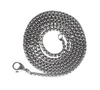 CFWSHJ 1pc Box Necklace Curb Chain Necklace Mens Chain Necklace Mens Necklace Cross Pendant Stainless Steel