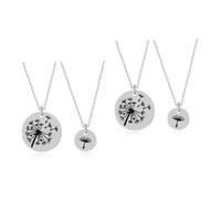 CFWSHJ 4 Pcs Necklace Dandelion Pendant Mother Daughter Jewelry Miss Does Not Fade Sweater Chain