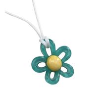 CFWSHJ 925 Sterling Silver Flower Choker For Women And Girls, Colorful Flower Pendant Necklace Neck Handmade Chain Charm Women Pendulum Beautiful Neck Jewelry, Flower Choker Necklace For Woman