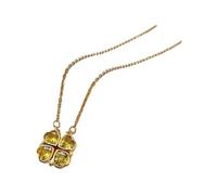 CFWSHJ 925 Sterling Silver Lucky Heart Necklace For Women, Retro Lucky Four Leaf Eternal Love Necklace, Love Heart Pendant Necklace, Heart Necklace, 4 Heart Necklace (3 -