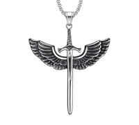 CFWSHJ 925 Sterling Silver Sword Necklace For Women, Exquisite Europe Style Sword Pendant - Dagger Necklace For Men, Master Sword Necklace For Halloween