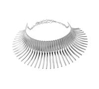 CFWSHJ African Style Collar Necklace Neck Decoration Neck Accessory Jewelry Women Jewelry Iron Golden