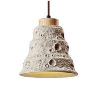 CFWSHJ American -style Cement Chandelier, Creative Personality Pendant Light Lightshade, Flush Mountain Suck The Top Hanging Lamp, E27Screw Pendant Lamp, Restaurant Balcony Decorative Fix