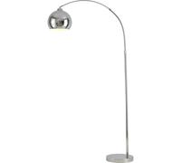 CFWSHJ Arc Floor with Rotatable Hanging Shade Adjustable Standing Reading Light Contemporary Arch Metal Pole Task Lamp for Living Room Couch Sofa, 71 Inch Chrome