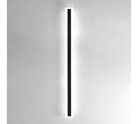 CFWSHJ Black Long Strip Wall Light, Ultra Thin Metal Wall Light with Acrylic Shade, LED Wall Lights for Hallway, Modern Porch Wall Sconce, Wall Lights