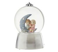 CFWSHJ Dreamy Starlight Snowflake Crystal Ball Music Box,Snow Globe with Music Colorful Lights for Holiday Party Gifts Xmas Decor
