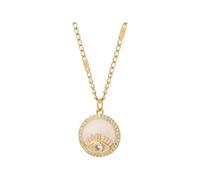 CFWSHJ Evil Eye Necklace For Women And Men, Heart Evil Blue Eye Sun Necklace Evil Eye Pendant, Evil Eye Necklace Gold, Evil Eye Choker, Evil Eye Necklace For Men